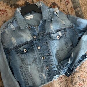 Vici Distressed denim jacket